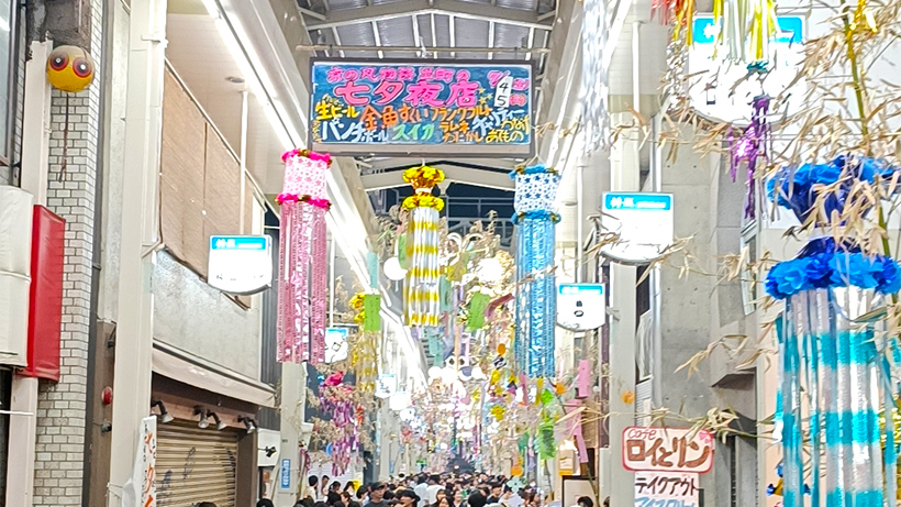 七夕夜店の開催